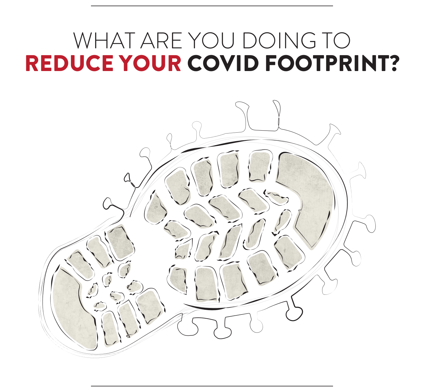 What are you doing to reduce your Covid footprint?